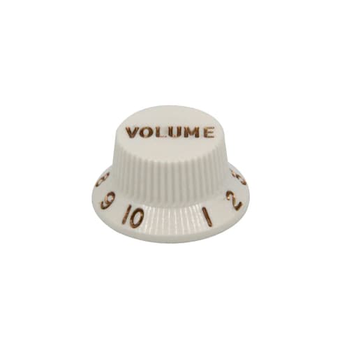 Musiclily Ultra Stratocaster Knob Set (1V/2T, Inch/Metric) for ST Electric Guitars, Aged White