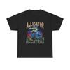 T-shirt Grafica Alligator Alcatraz NUOVISSIMA Unisex Cotone Pesante