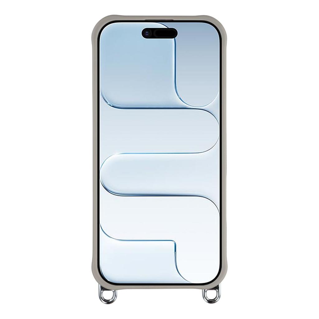 For iPhone Air Case Compatible with MagSafe PC TPU Phone Cover with Adjustable Lanyard/Camera Frame Kickstand