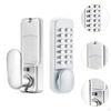 Mechanical Door Lock, Password Convenient Wear-Resistant, Sturdy, Waterproof, Front