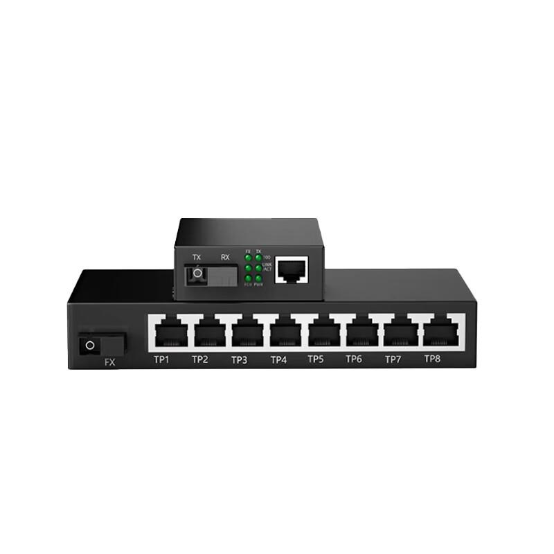 ZhuKu 100M Fast Ethernet Fiber Optic Transceiver Kit