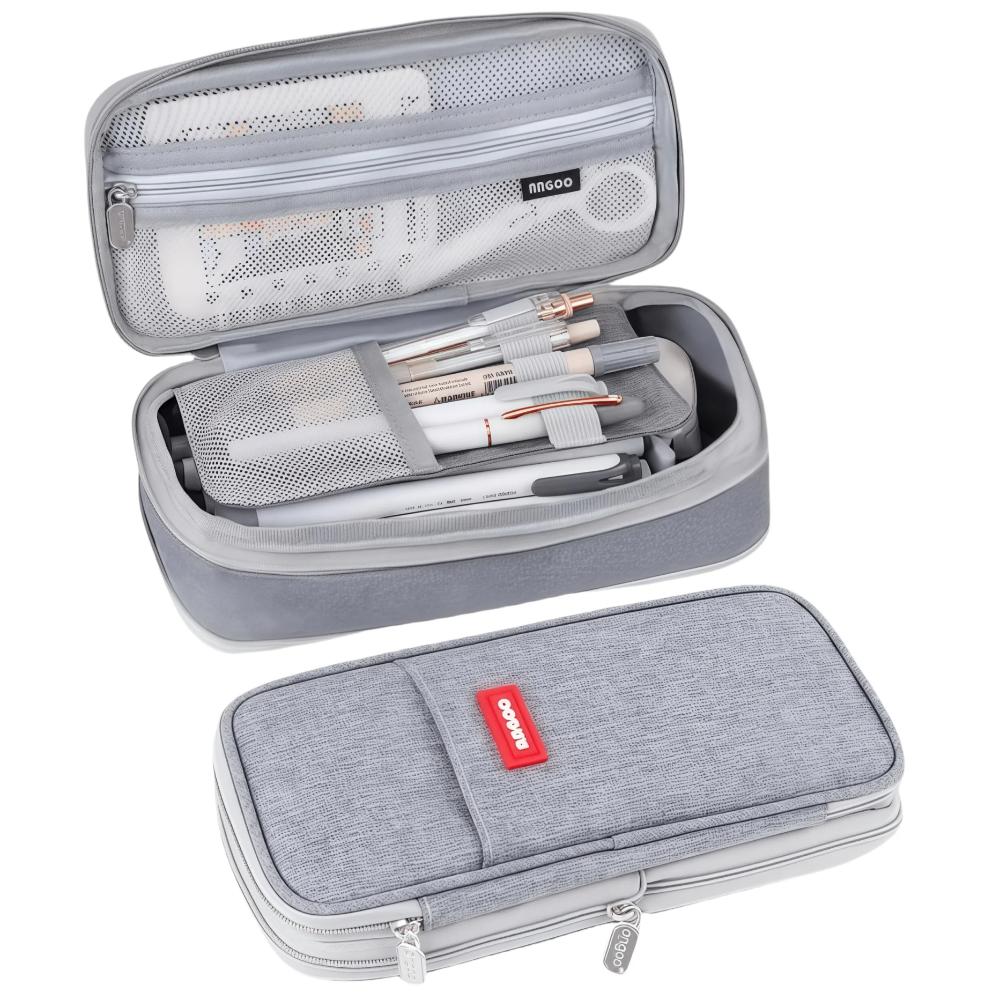 Multifunctional Stationery Bag Double-layer Stationery Organizer Fashion Pen Box  Gift