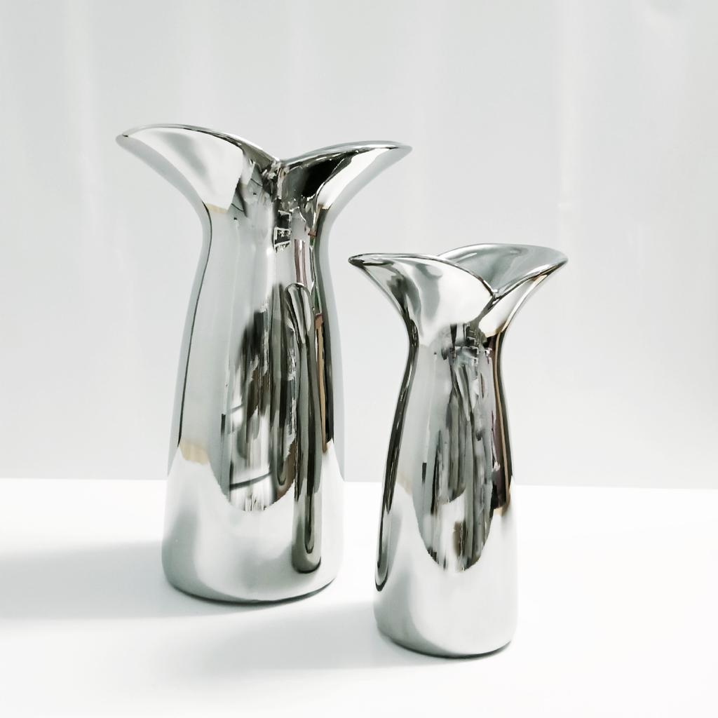 Nordic modern style handmade electroplated vase home hotel dining table decoration ornament housewarming gift aesthetic design
