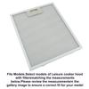 320x260x9mm Range Hood Filter Cooker Hood Grease Filter Kitchen Extractor Ventilation Aluminium Aspirator Filter Mesh Vent Filte