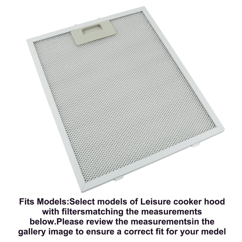 320x260x9mm Range Hood Filter Cooker Hood Grease Filter Kitchen Extractor Ventilation Aluminium Aspirator Filter Mesh Vent Filte