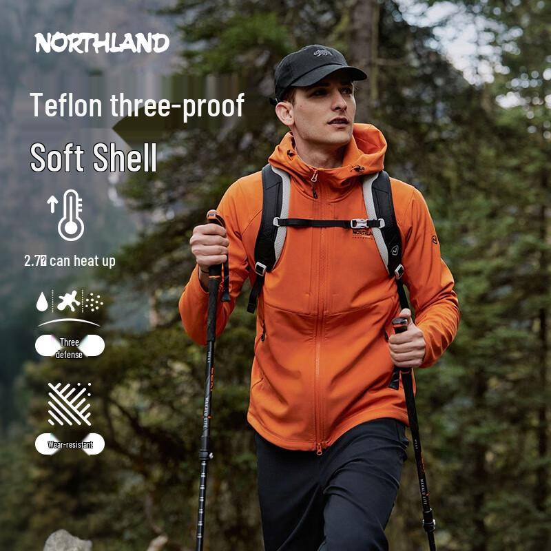 

Noseland Men s Fleece-Lined Softshell Jacket NXJFH0474E XL (175)