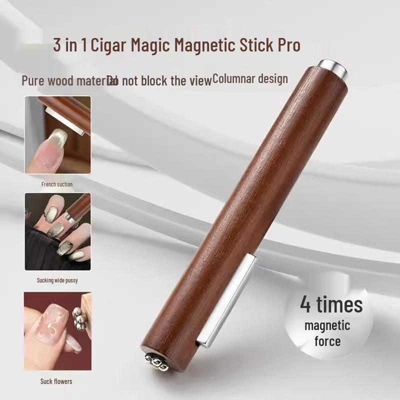 Enhanced Cat Eye Magnet Nail Art Tool - Strong Magnetic Force, Enlarged & Thickened Design