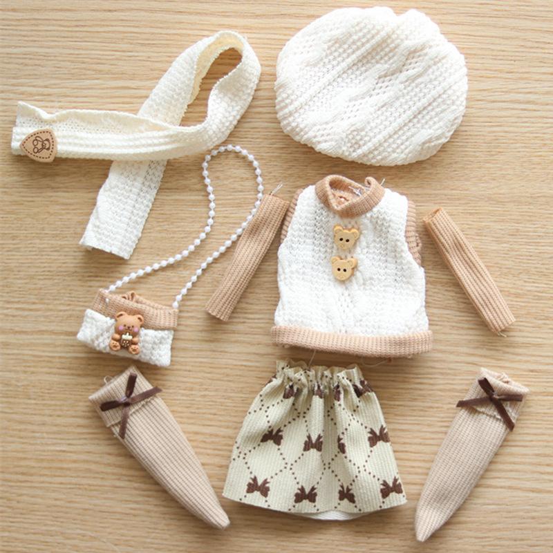 1/6 Bjd Doll's Clothes Acssories for 30cm Baby Doll Dress Up Toys