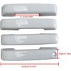 YOUNGERCAR Oxford White Door Handle Cover Fit for 2021-2024 2025 Ford F150 Bronco Door Handle Covers Overlay No Passenger Keyhole No Smart Key Holes