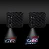 For Toyota GR Logo TRD GR Sport C-HR RAV4 Camry Corolla 86 Highlander Car HD Door Welcome Light Led Projector Lamp 1/2PCS