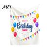 Integrated Hanging Cloth Baby Birthday Backdrop, Greenery Forest Banner for Boy Girl, Banquet Decoration 100 Day Celebration Party Decorations, Photo