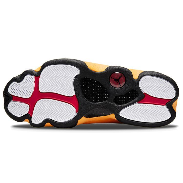 Air Jordan 13 Retro Del Sol Men Sneakers White University-Red Black 414571-167