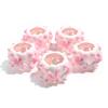 5Pcs Acrylic Round Beads Color Hand-painted Star Craft Loose Bead For Jewelry Material DIY Bracelet Phone Chain Beaded Supplies