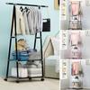 Triangle Coat Rack Steel Tube Removable Large Capacity Hanging Clothes Tree Quilt Shoes Bags Boxes Hanger Stand Organizer