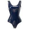 School Cosplay School Competitive Glossy Rubber Size [SALUDABLE] Swimsuit, Enamel, Costume, Swimsuit, Swimsuit, (Dark Navy, M)