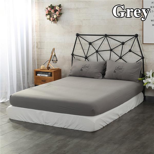 New Solid Bed Mattress Cover 99%Waterproof Mattress Protector Pad Fitted Sheet Separated Water Bed Linens with Elastic Multi Size
