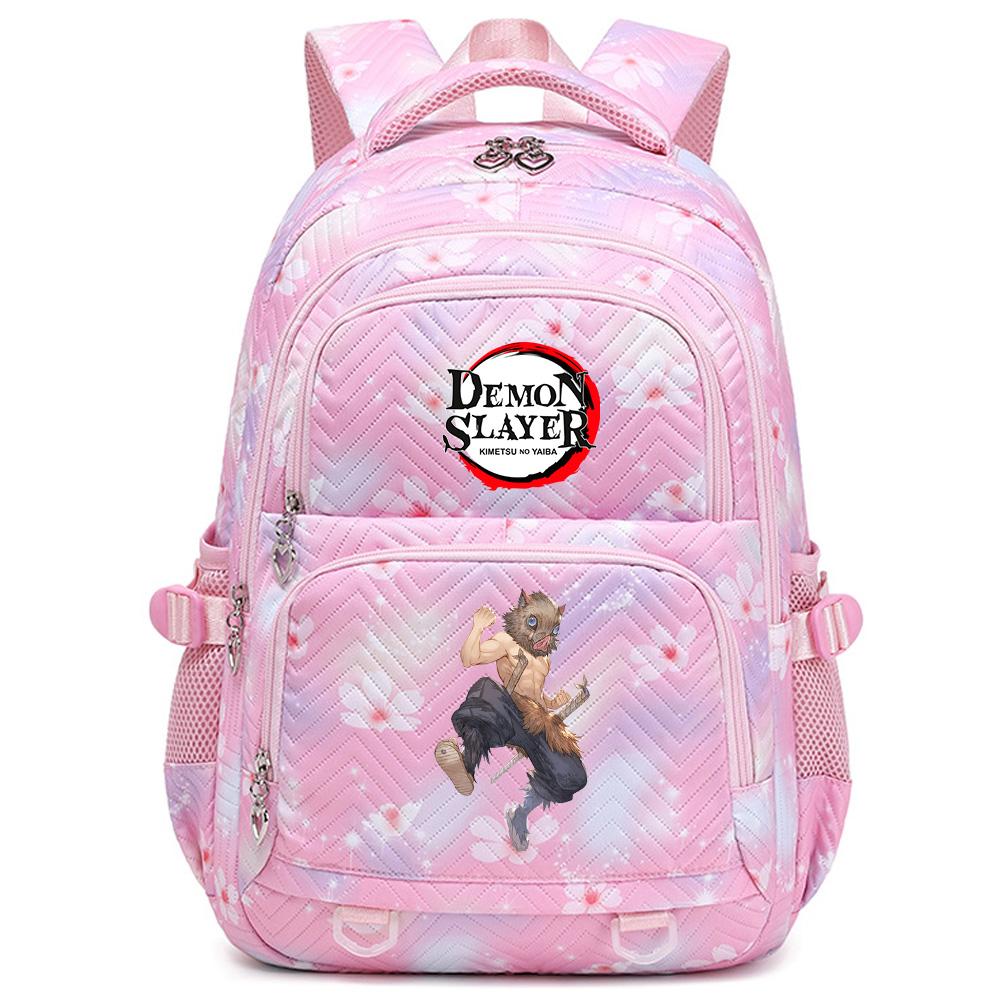 Školní batoh s potiskem Anime Demon Slayer pro studenty, teenagery, chlapce, dívky, ženy, cestovní batoh Mochila Escolar