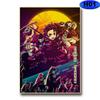 Vintage Anime  Demon Slayer Kimetsu No Yaiba Posters Retro Room Decoration Wall Painting Decorative Picture Home Decor Aesthetic