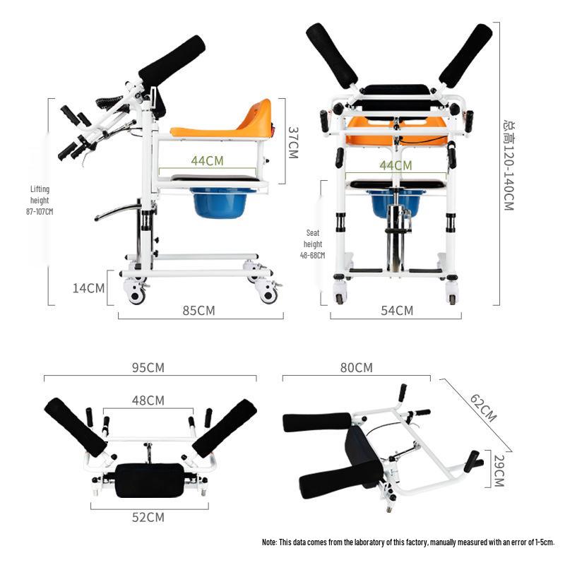 Hydraulic Lift Meal Table & Transfer Belt for Elderly and Bedridden Care
