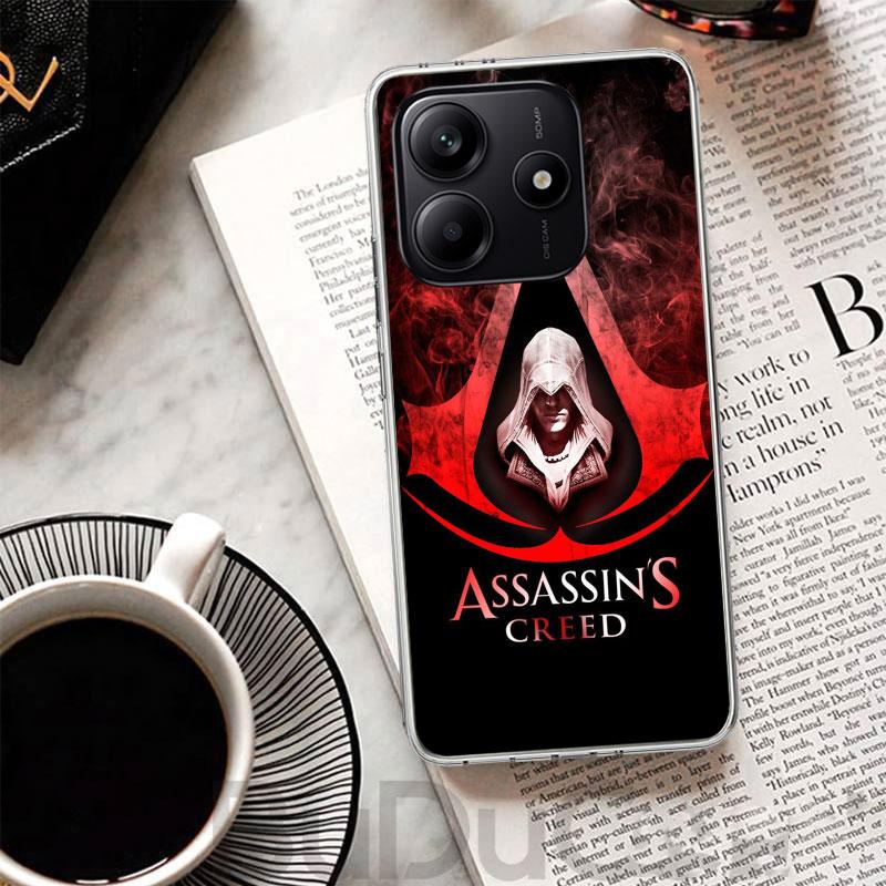 

Чехол A-Assassins Game Creed для телефона Xiaomi Redmi Note 14 13 12S 12 11 Pro Plus 11S 10S 10 11E 11T + 9S 9 с принтом Coque Redmi Note 12 Pro 4G