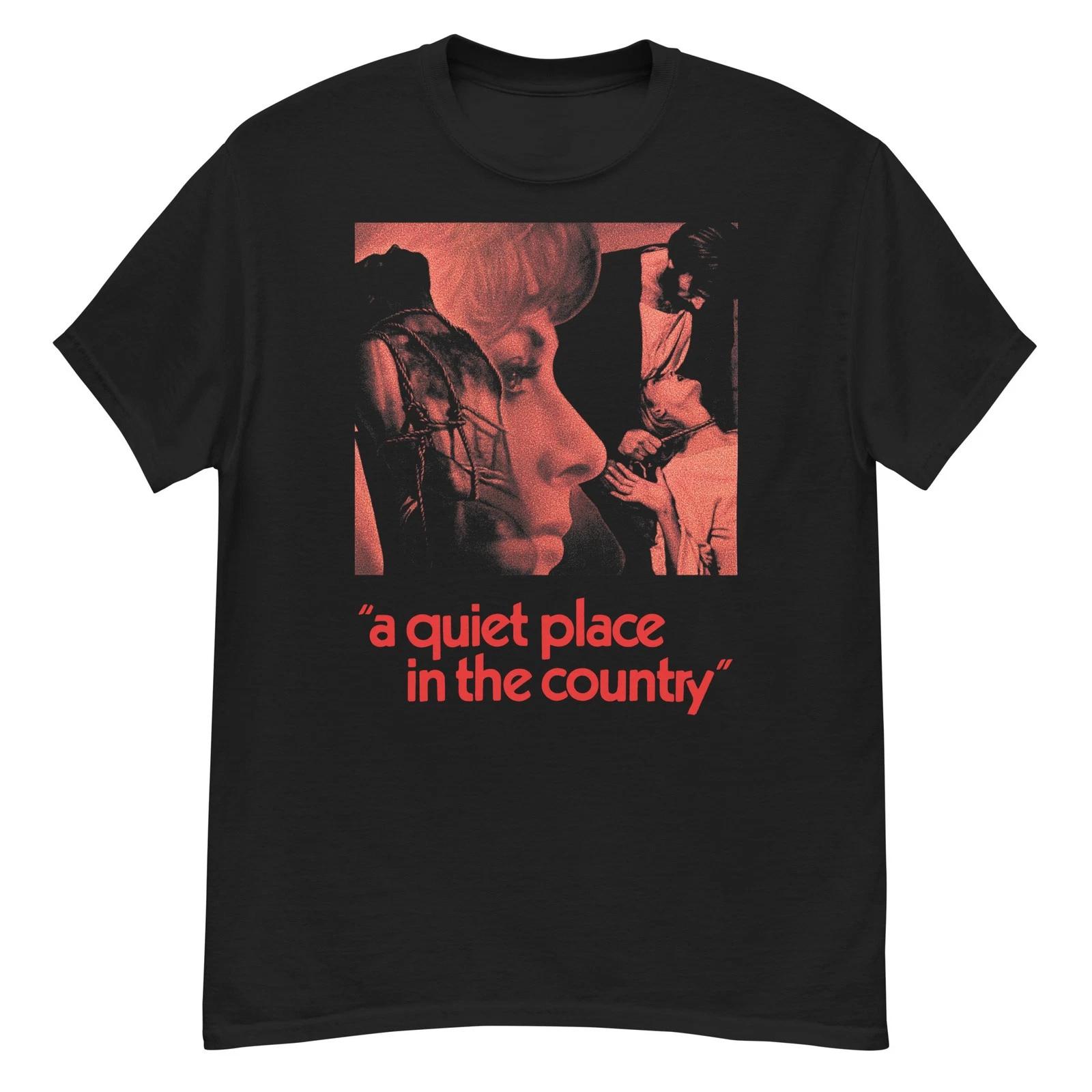 A Quiet Place in the Country cult giallo film fan art t-shirt S