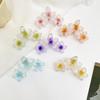 Fashion Gradient Egg Flower Hair Claws Clip Women Sweet Acrylic Hairpins Summer Beach Hawaiian Headwear Girls Hair Accessories