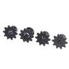 04C Chain Gear 10 Teeth Industrial Sprocket Wheel With Top Wire Bore 5/ 6/8/10Mm
