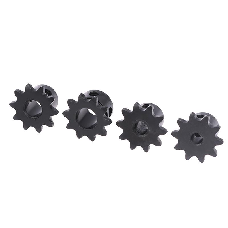 04C Chain Gear 10 Teeth Industrial Sprocket Wheel With Top Wire Bore 5/ 6/8/10Mm
