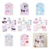 Cute And Fresh Cartoon Stationery Set Of 5 With Unique Envelopes And Sticky Notes