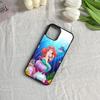 The Little Mermaid Ariel Phone Case for Iphone 16 15 14 13 12 11 Pro Max Mini 8 Plus Se Xr X Xs Fundas Shell PC+TPU Cover
