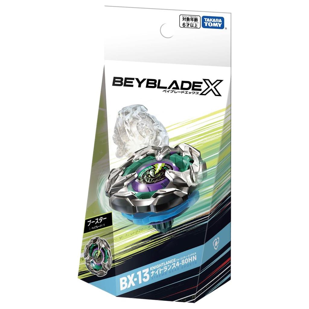 Lanza nocturna de metal TAKARA TOMY BEYBLADE X Beyblade X Booster BX-13 4-80HN