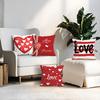 Heart Of Love Cushion Pillowcase Printed Polyester 40/45/50Cm Throw Pillowcover Decorative Sofa Cushion Pillowslip Home Decor