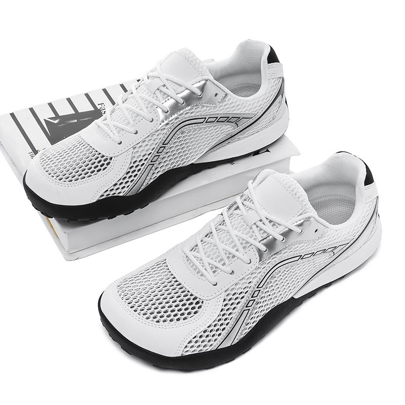 TUINANLE Couple Unisex Wide Toe Sneakers Breathable Mesh Lightweight Black All Day Comfort Casual Walking Shoes for Daily Outdoor