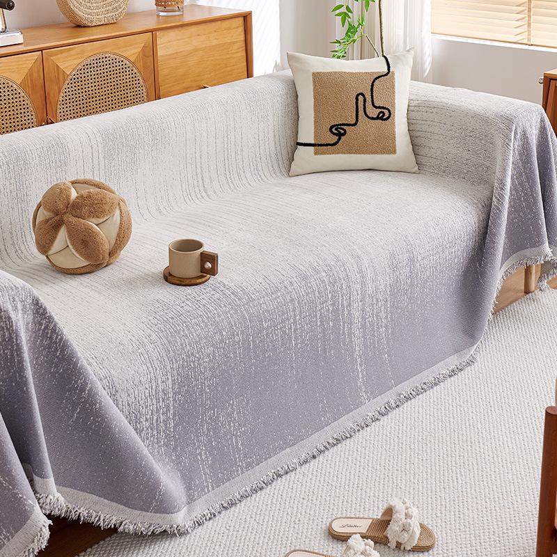 Легкий роскошный чехол для дивана из шенилла — фото 4