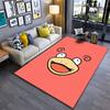 Cartoon Face On Pink Background Suitable As a Non-slip Mat for the Living Room or Bedroom Sofa