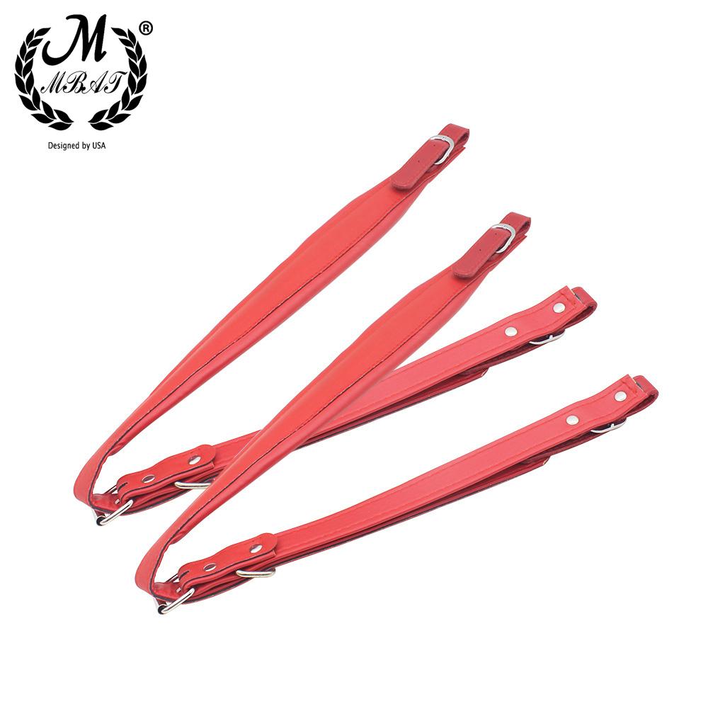 M MBAT Pair of Adjustable Synthetic Leather Accordion Straps High-quality Accordion Accessory For 16-120 Bass Accordion