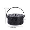 Mosquito-Repellent Fireproof Mosquito-Repellent Household with Cover Wrought Iron Sandalwood Mosquito Incense Burner 7