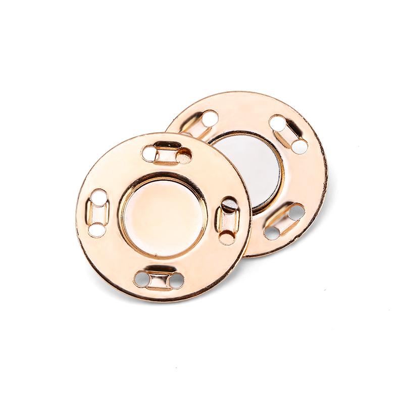 5 Pairs Sewing Metal Buttons Magnet Stone Colorful Automatic Magnetic Snap Buttons Invisible Suitcase Bag Coat Buckle Diy Craft