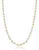 Miabella Italian 925 Sterling Silver Paperclip Necklace Length 24 925 S 2.5mm Women's Men's, Inches.,