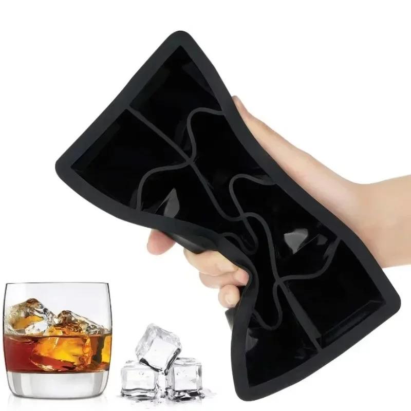 4/8/15 Grids Large Silicone Ice Cube Tray Ice Mold For Whiskey Bourbon Cocktails Home Party Diy Ice Maker Mold Kitchen Tools