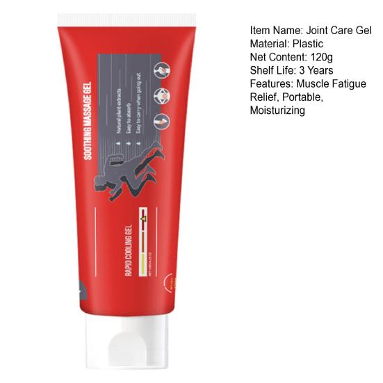 1/2Pcs 120G Joint Care Gel Soothing Massage Cream Natural Muscle Fatigue Relief Back Neck Hand Knee Feet Moisturizing Gel