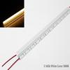 1Pcs Super Bright 72LEDs LED bar DC12V 50cm kitchen storage shelf LED profile aluminum channel rigid strip for indoor lighting