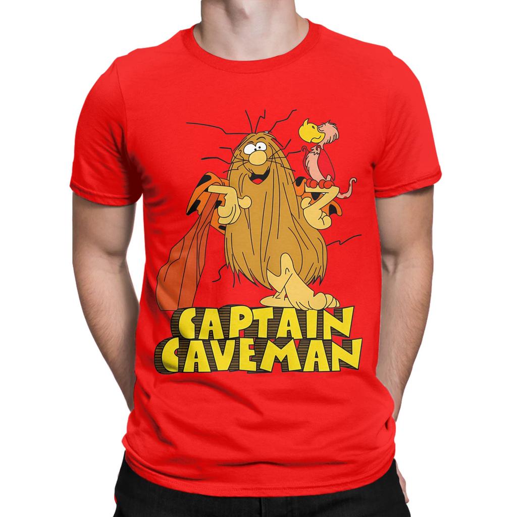 Classic Pose Novelty 100 Cotton Tshirt Captain Caveunisex Tees Tops For Unisex