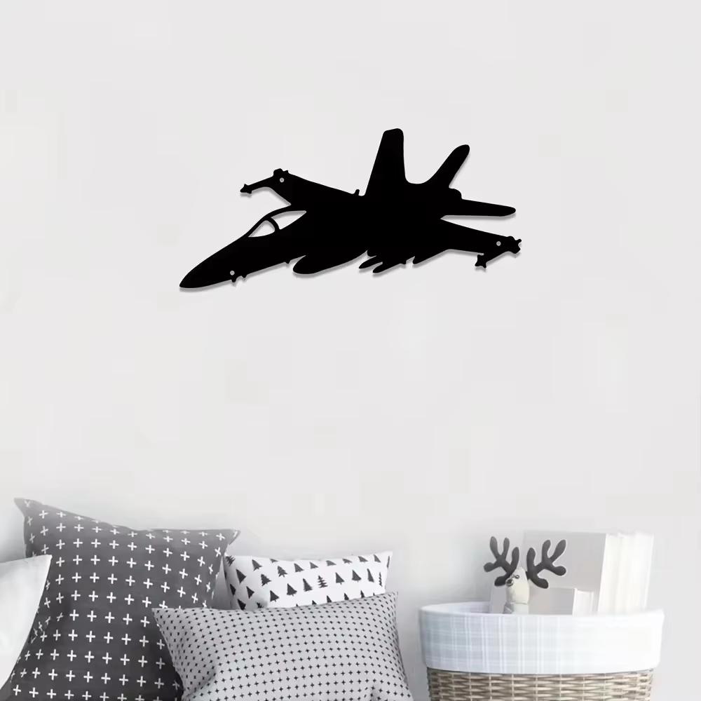 Stunning 1pc Aesthetic Wall Decoration! Retro Metal Hanging Ornament. Jet Fighter Wall Art. Metal Wall Sign. Coffee Sign. Art.