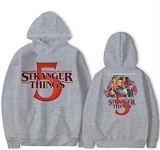 Men's and Women's Fleece Sweater Jumper Hoodie Anime hoodieStranger Things4