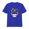Astronaut Planets T Shirt Space Astronomy Lovers Spaceunisex Boys Kids Vintage Washed Streetwear Top For Everyday Wear Homme