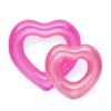 Pink Glitter Heart Swim Tube - Aesthetic Pool Floaty for Summer