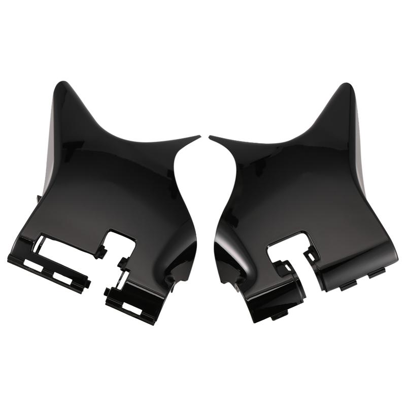 #869Q Motorcycle Neck Cover Side Frame Guard Fairing Guard Protector for Honda Shadow VT600 VT VLX 600 STEED 400 (black)
