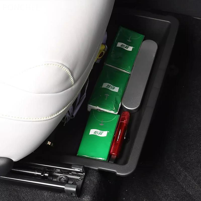 For Xpeng G6 2025-2026 Under The Seat Storage Box Increase Storage Space Convenient and Tidy Automobile Modification Supplies