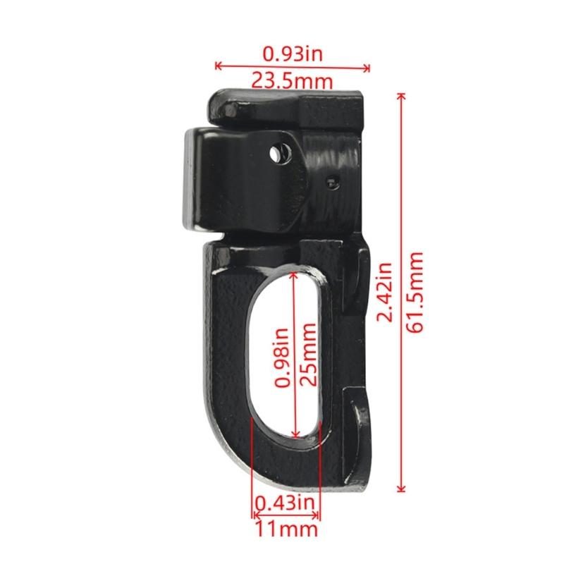 L-Track Double Lug Threaded Stud Nut Fitting To Tie Down ATV, Motorcycle, Automatic Locking Tie Down Anchors